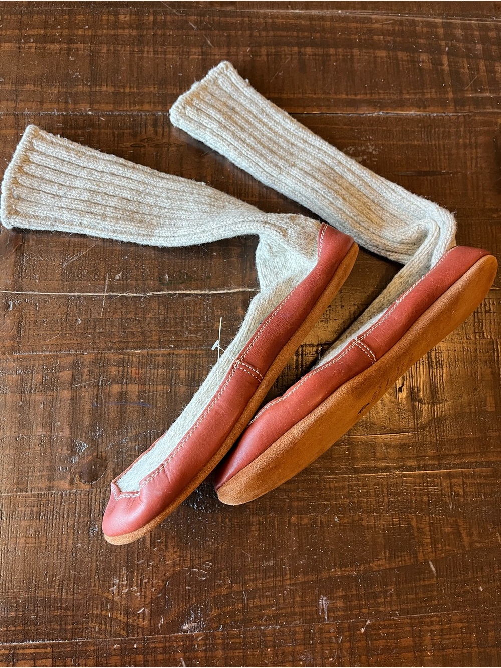 🧦🤎 NEW Acorn Original Ragg Wool Leather Slipper Socks | Comfort on Earth
